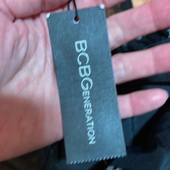 Nordstrom Fit and Flare Formal Dress Black and White, Short BCBGeneration - Picture 4 of 8